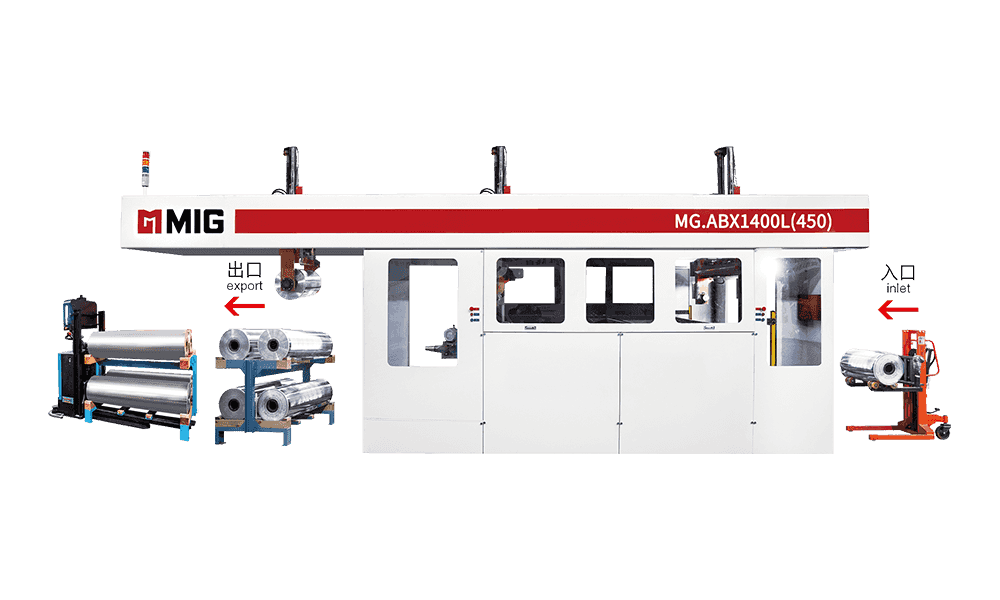 MG.ABX1400L (450) mesin cuci pelat tiga lengan (lengan gantung)